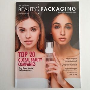 Beauty Packaging Magazine October/November 2023 Top 20 Global Beauty Companies.